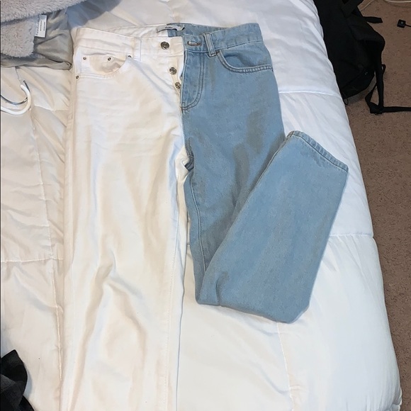 Color Block Jeans - Picture 2 of 3